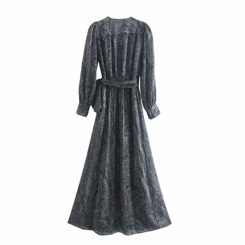 Lace-up dress