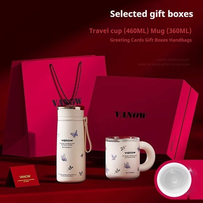 Sakura Smart Insulation Cup For Girlfriend Birthday Gift